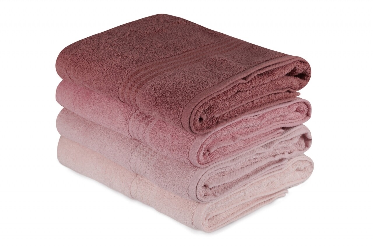 Set 4 prosoape de baie, Hobby, 70x140 cm, 100% bumbac, frez - imagine 5
